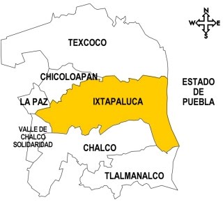 mapa cobertura lavado de cisternas y tinacos en Ixtapaluca