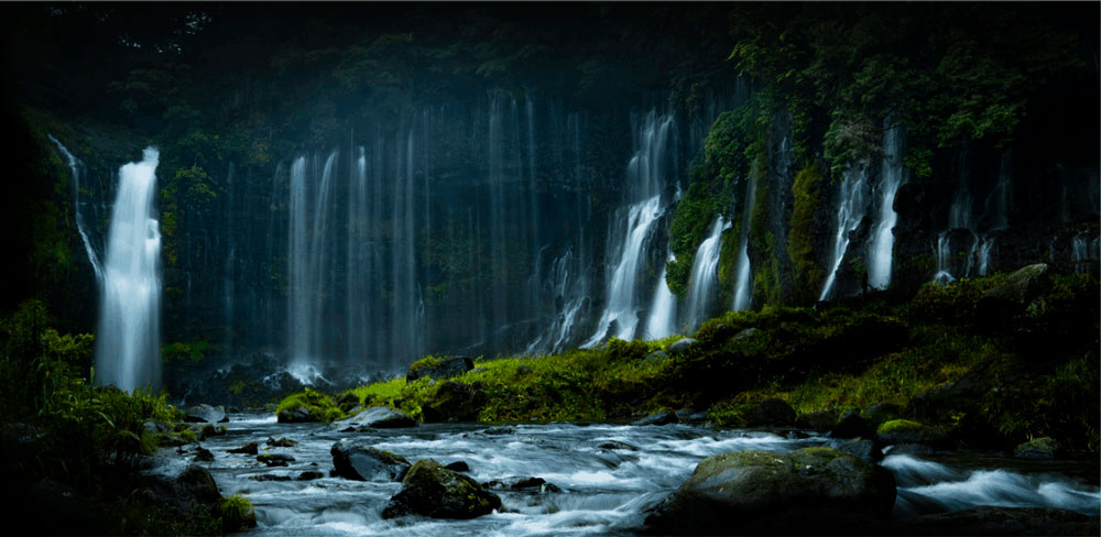 cascada ecosistema de agua dulce