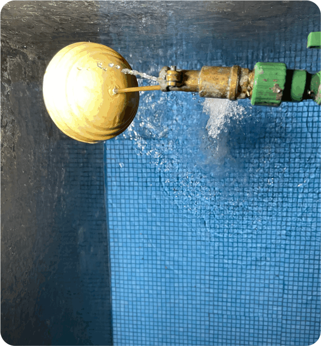 Cisterna limpia en Cuajimalpa