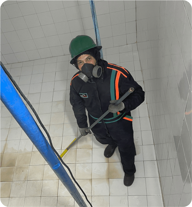 Lavado de cisternas en Xochimilco