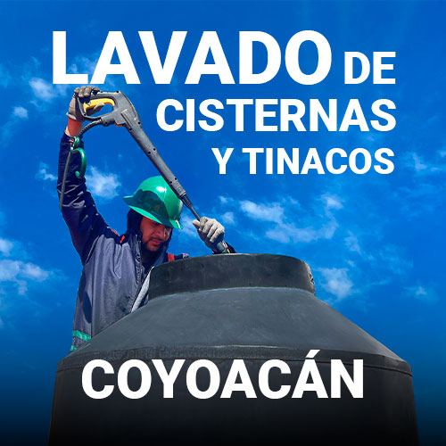 lavado de tinacos profesional en Coyoacán