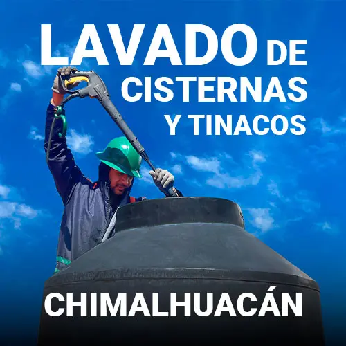 lavado de tinacos profesional en Chimalhuacán