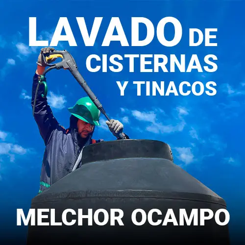 lavado de tinacos profesional en Melchor Ocampo