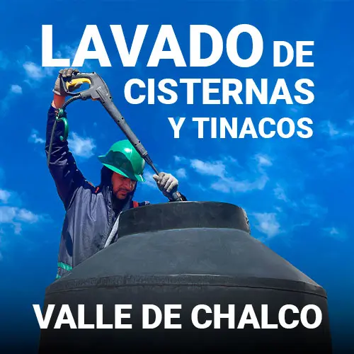 lavado de tinacos en Valle de Chalco