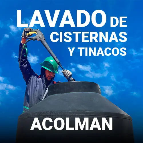 lavado de tinacos profesional en Acolman