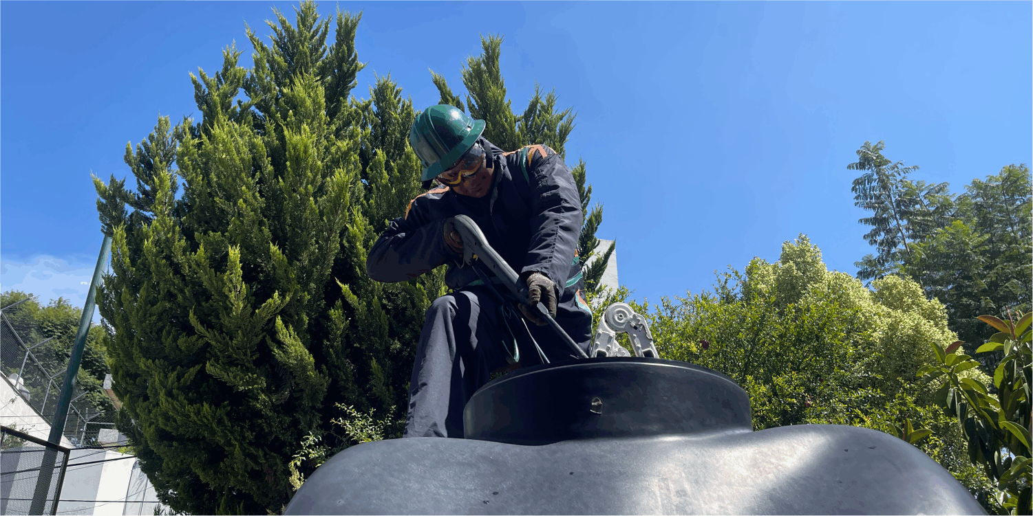 lavador de tinacos en Coyoacan