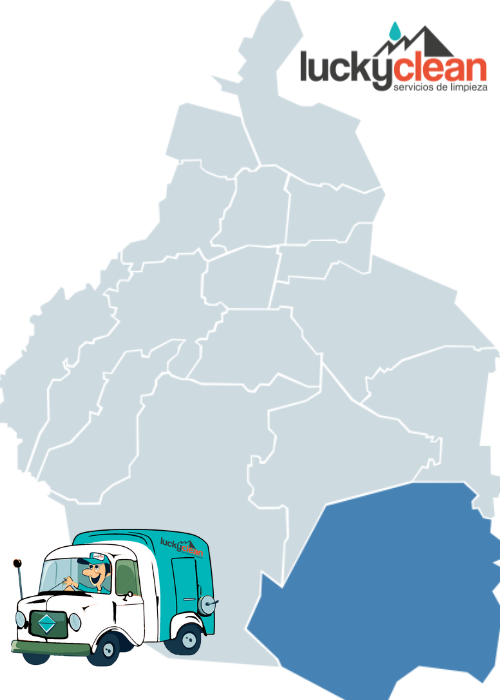 mapa de cobertura servicio de lavado de cisternas y tinacos en Milpa Alta