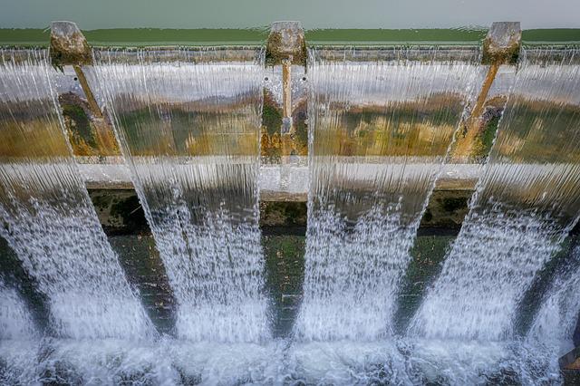 presa de captación de agua