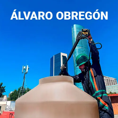 lavado de tinaco en Álvaro Obregón 