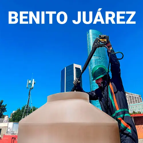 lavado de tinaco en Benito Juárez