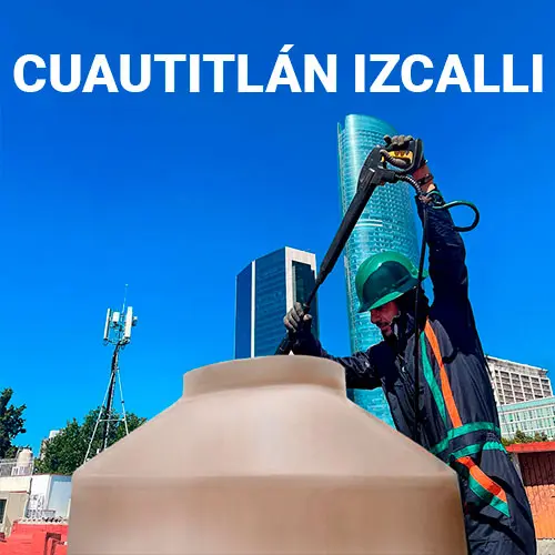 lavado de tinaco en Cuautitlán Izcalli 