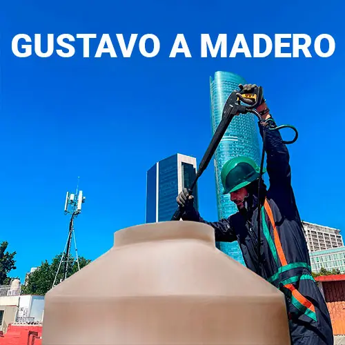 lavado de tinaco en Gustavo A Madero 