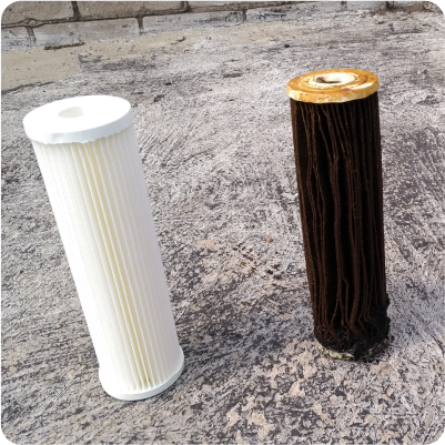 Revisión de filtros de agua para tinacos durante el lavado de tinacos en CDMX y EDOMEX